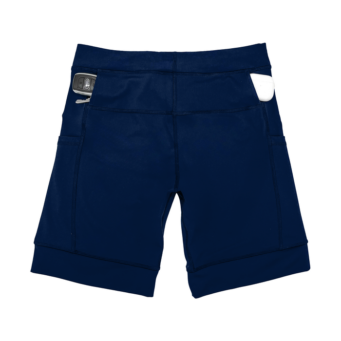 Mens Flexion 8" Half Tights - Stealth Navy