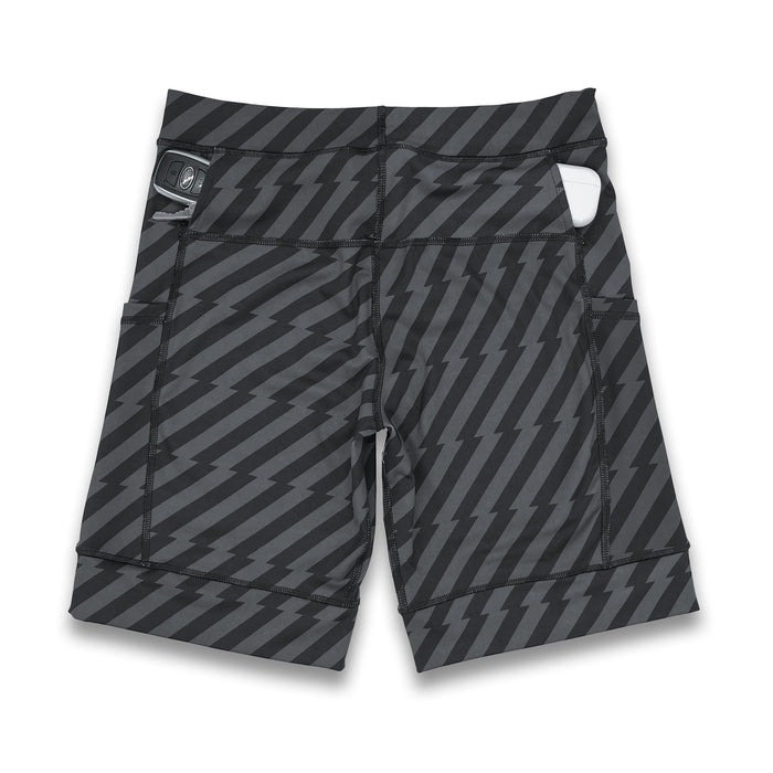 Mens Flexion 8" Half Tights - Velocity Blitz Black