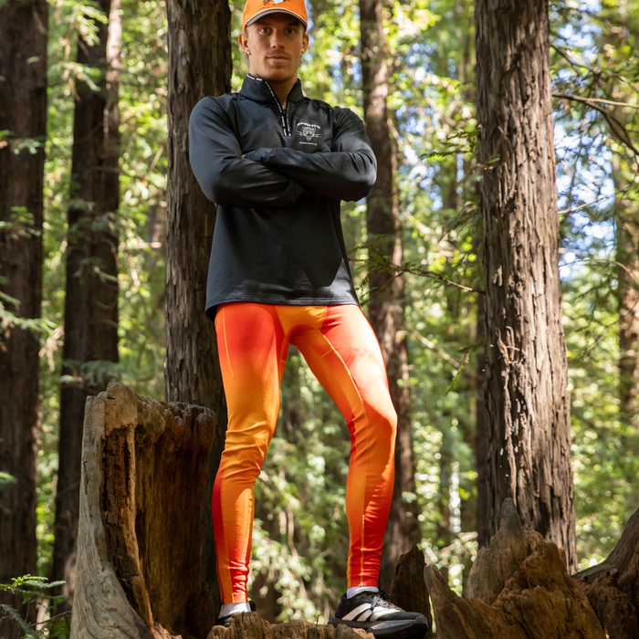 Mens Flexion Max Compression  - Orange Crush