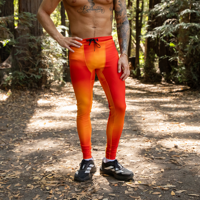 Mens Flexion Max Compression  - Orange Crush