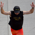 Man wearing the Warrior Jag Gold Label Framework Tank