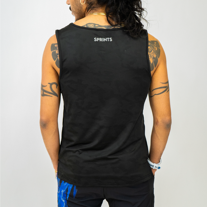 Mens Running Tank - Running is Dope Reflective