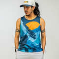 Man wearing the Sasquatch 2.0 Running Tank
