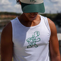 Man wearing the Slow Days Still Count Running Tank