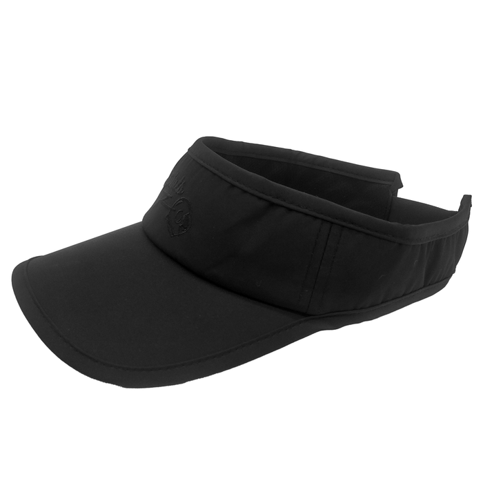 Midnight Mile Visor, black on black - side view