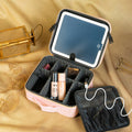 Mirror Pink Makeup Bag – Glossy & Glam – Elegant Jewelry for Pageants and Events