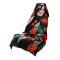 Moonrise in Maui Car Seat Cover Towel with island print