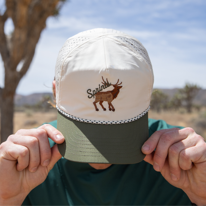 Mountain Elk EZ Rope Snapback Hat - side view