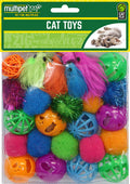 MULTIPET BALL & MICE CAT TOY VALUE PACK