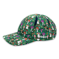 Mushroom Mania OG hat with mushroom print - side view