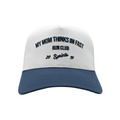 My Mom Thinks I Run Fast Run Club Structured VP Hat - front view
