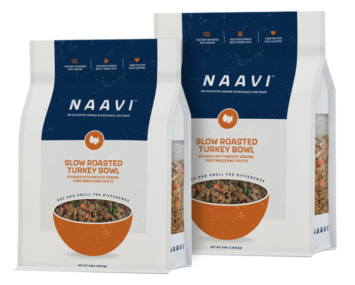 Naavi Slow Roasted Turkey Bowl for Dogs