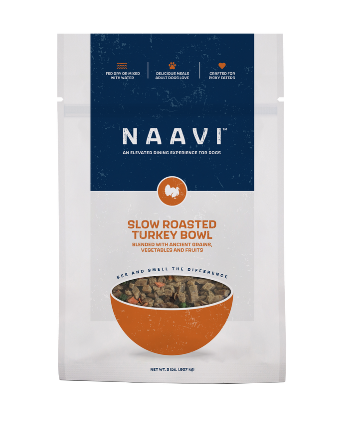 Naavi Slow Roasted Turkey Bowl for Dogs