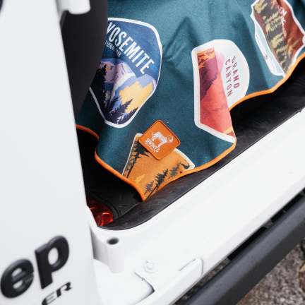 National Parks Car Seat Cover Towel w/ Snaps