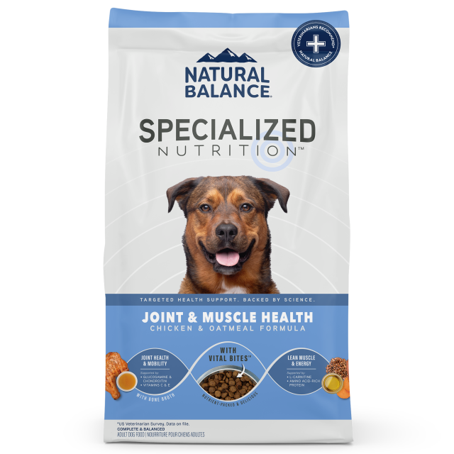 Natural Balance Joint & Muscle Health Chicken & Oatmeal Formula Dry Dog Food
