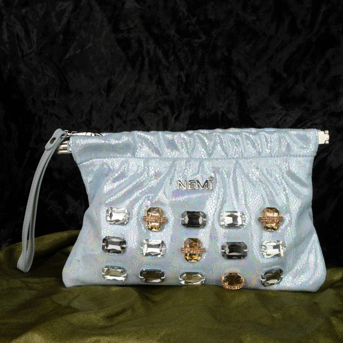 Nemi Light Blue Handbag – Soft & Serene – Elegant Jewelry for Pageants and Events