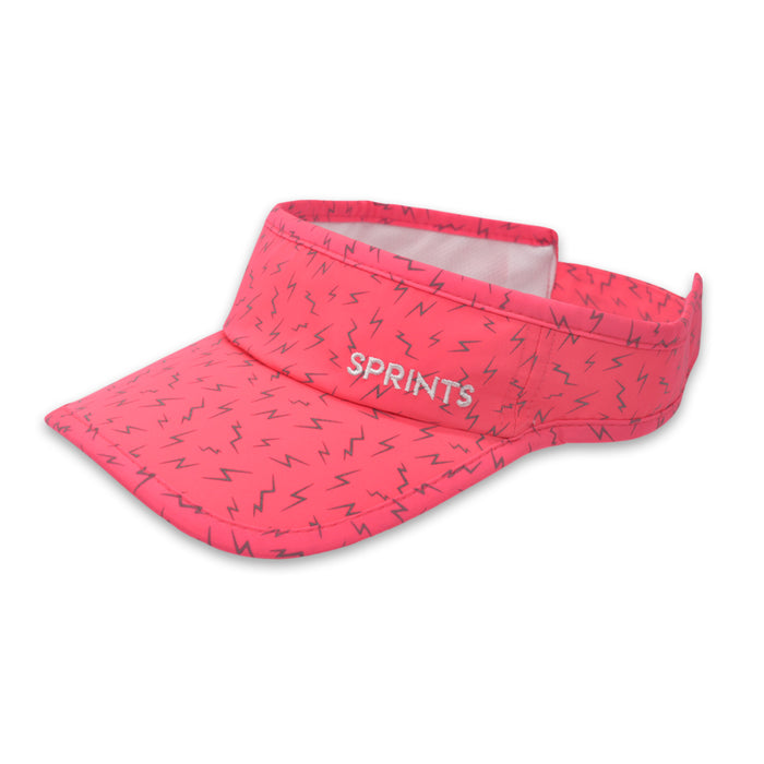 Neon Flash Reflective Pink visor - side view