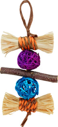 AE NIBBLES SILLY STRAW BUNDLE HANGING TOY