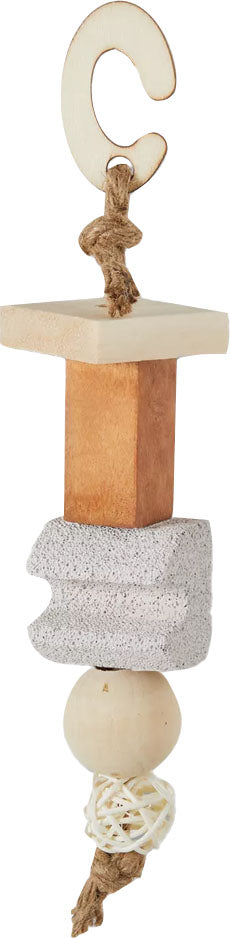 A&E NIBBLES WOOD & PUMICE TOY