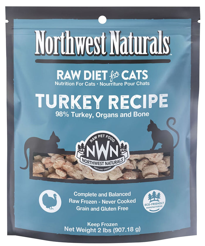 Northwest Naturals Frozen Cat Nibbles Turkey