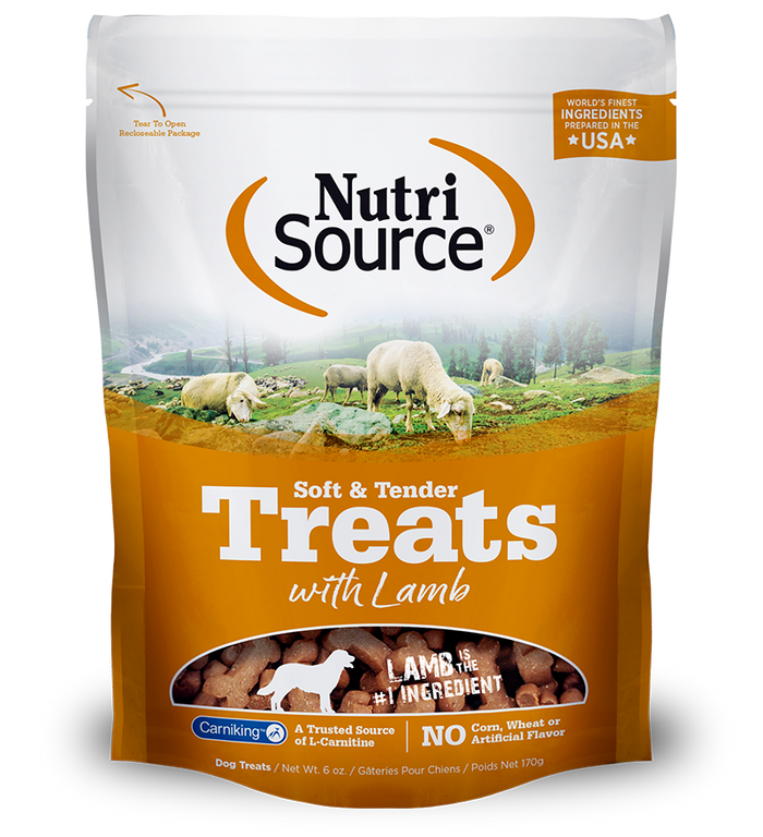 NutriSource Dog Treat Soft Tender Lamb
