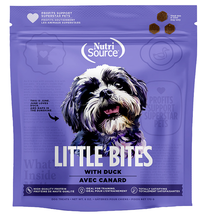 NutriSource Duck Little Bites Dog Treats