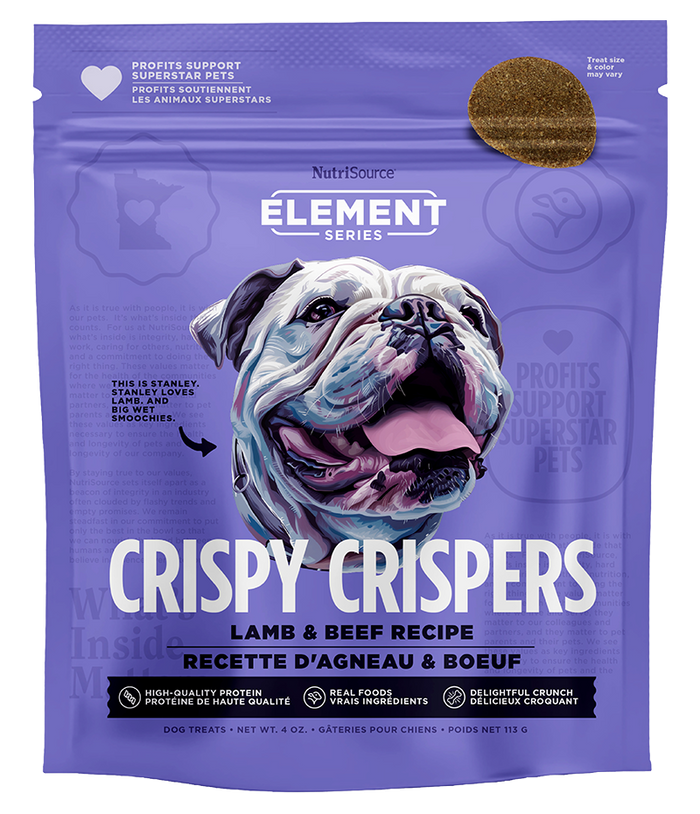 NutriSource Lamb & Beef Crispy Crispers Dog Treats