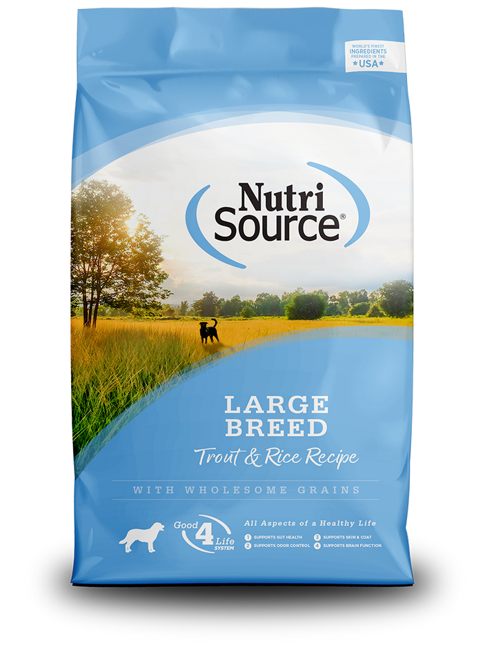 NutriSource® Large Breed Trout & Rice Recipe Dog Food