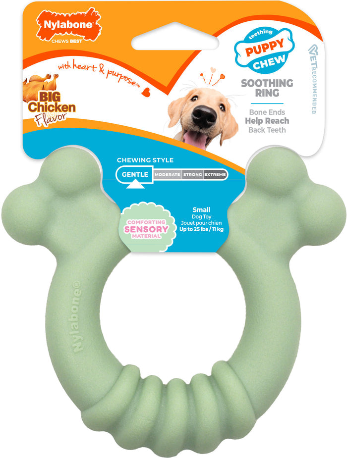 NYLABONE PUPPY TEETHING RING
