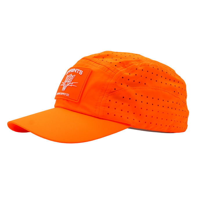 Person wearing the Out of Breath Orange HyperG Hat