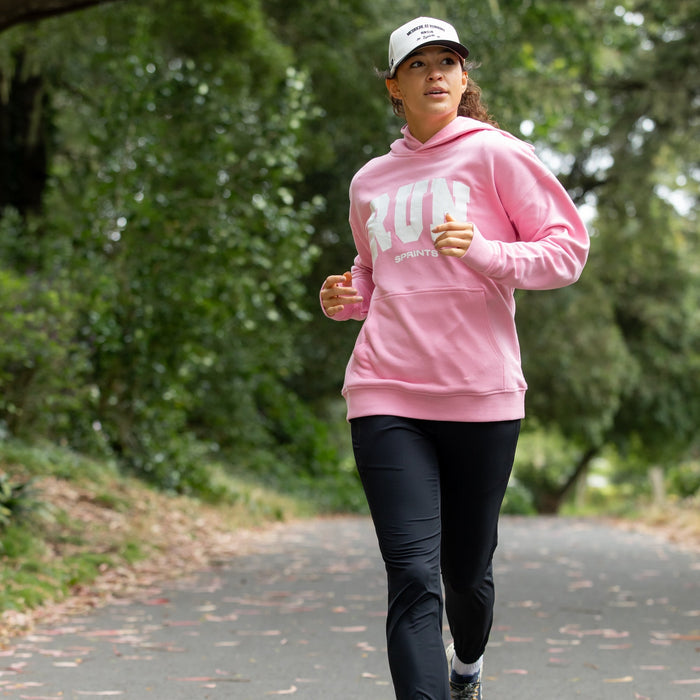 Oversized Hoodie - RUN - Pink