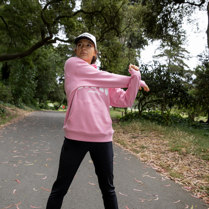 Oversized Hoodie - RUN - Pink