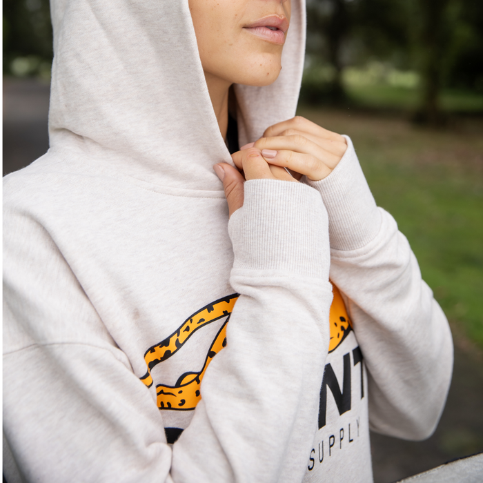 Oversized Hoodie - Velocity Sprints Tofu