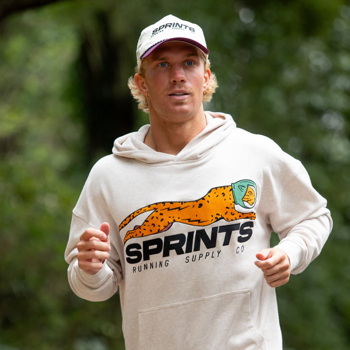 Oversized Hoodie - Velocity Sprints Tofu