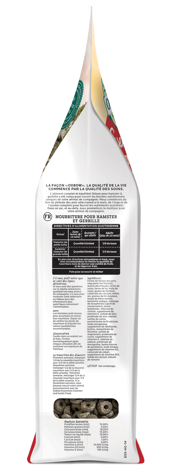 Oxbow Essentials - Hamster & Gerbil Food