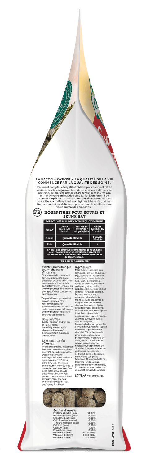 Oxbow Essentials - Mouse & Young Rat Food