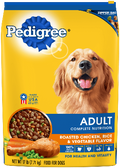 Pedigree Adult Complete Nutrition Roasted Chicken, Rice and Vegetable Flavor Dry Dog Food