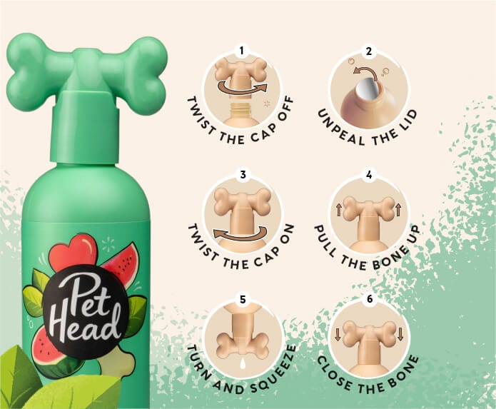 Pet Head Furtastic Knot Detangler Shampoo for Dogs Watermelon with Shea Butter