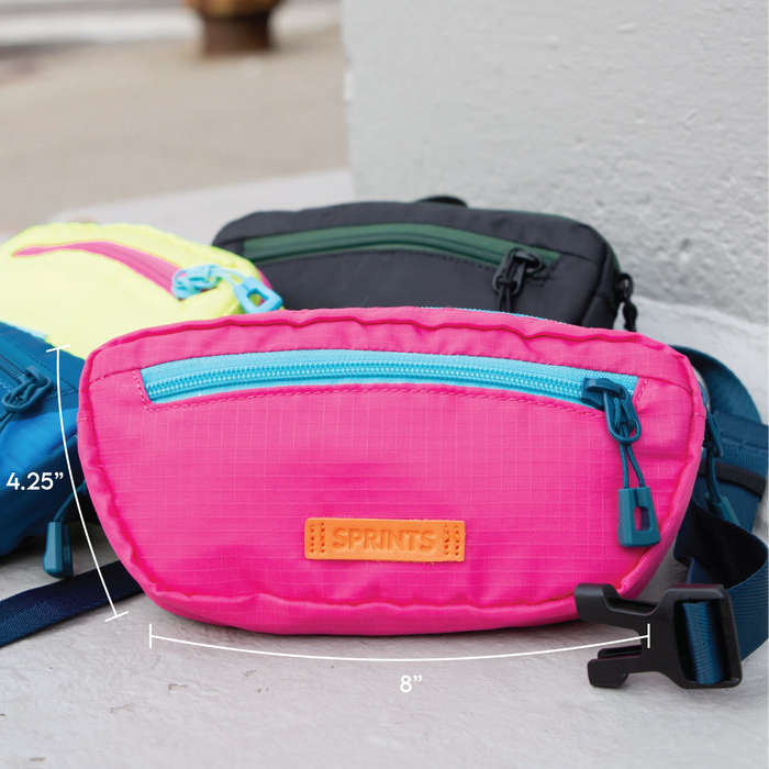 Phuket Fuschia Sling It Bag with dimensions