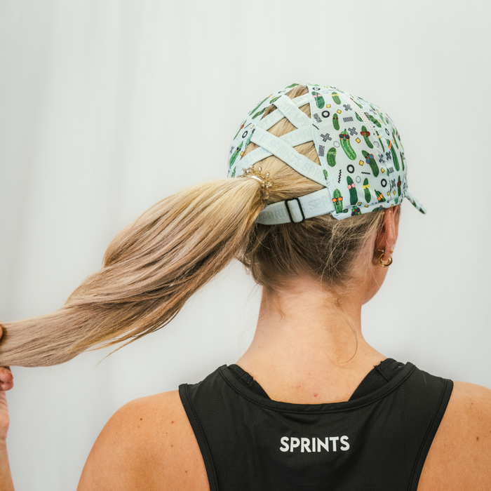 Pickle Peeps Ponytail Hat