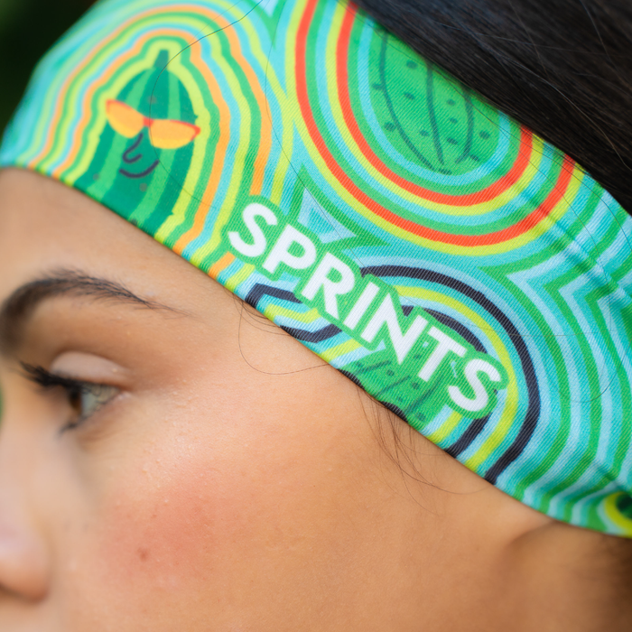 Close-up of the Pickle Power Headband