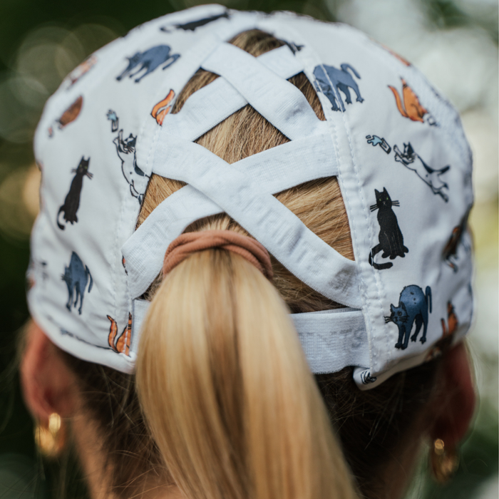 Cats Since They Made Me Ponytail Hat, braided back ponytail closure