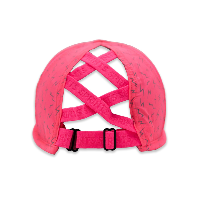 Ponytail Hat - Neon Flash Pink