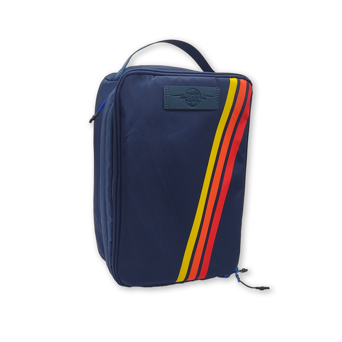 Racing Stripes Shoe Bag - front view