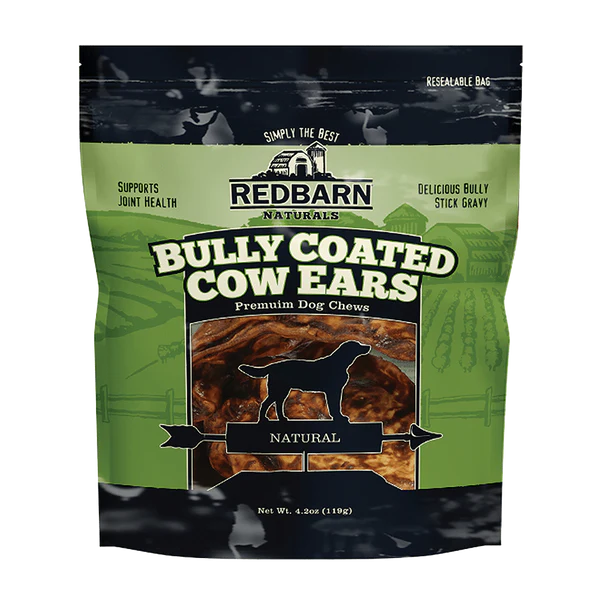 Redbarn Bully Coated Cow Ears
