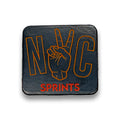 Run NYC Enamel Pin - front view