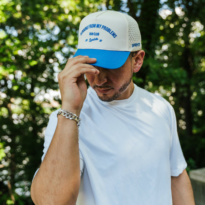 Running From My Problems Run Club Structured VP Hat (Unisex)