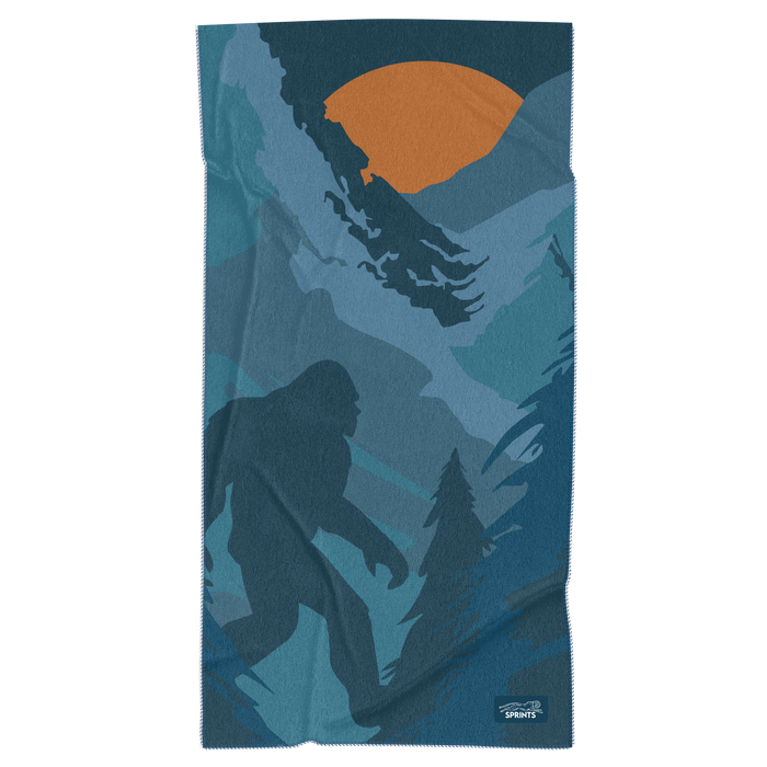 Sasquatch Habitat Car Seat Cover Towel mockup