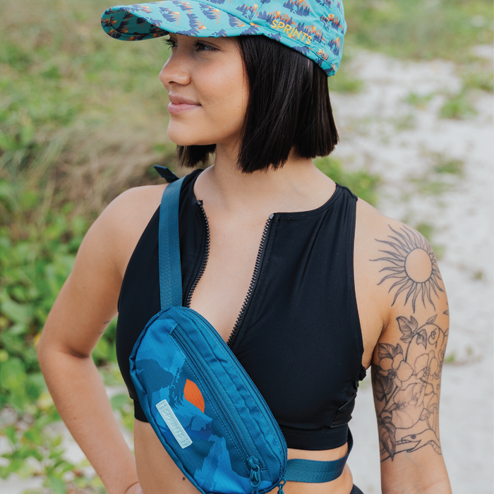 Person wearing the Sasquatch Satchel Sling It Bag