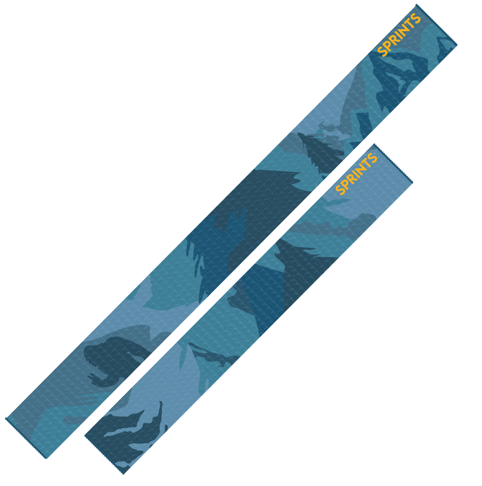 Sasquatch Seat Belt Cover, blue